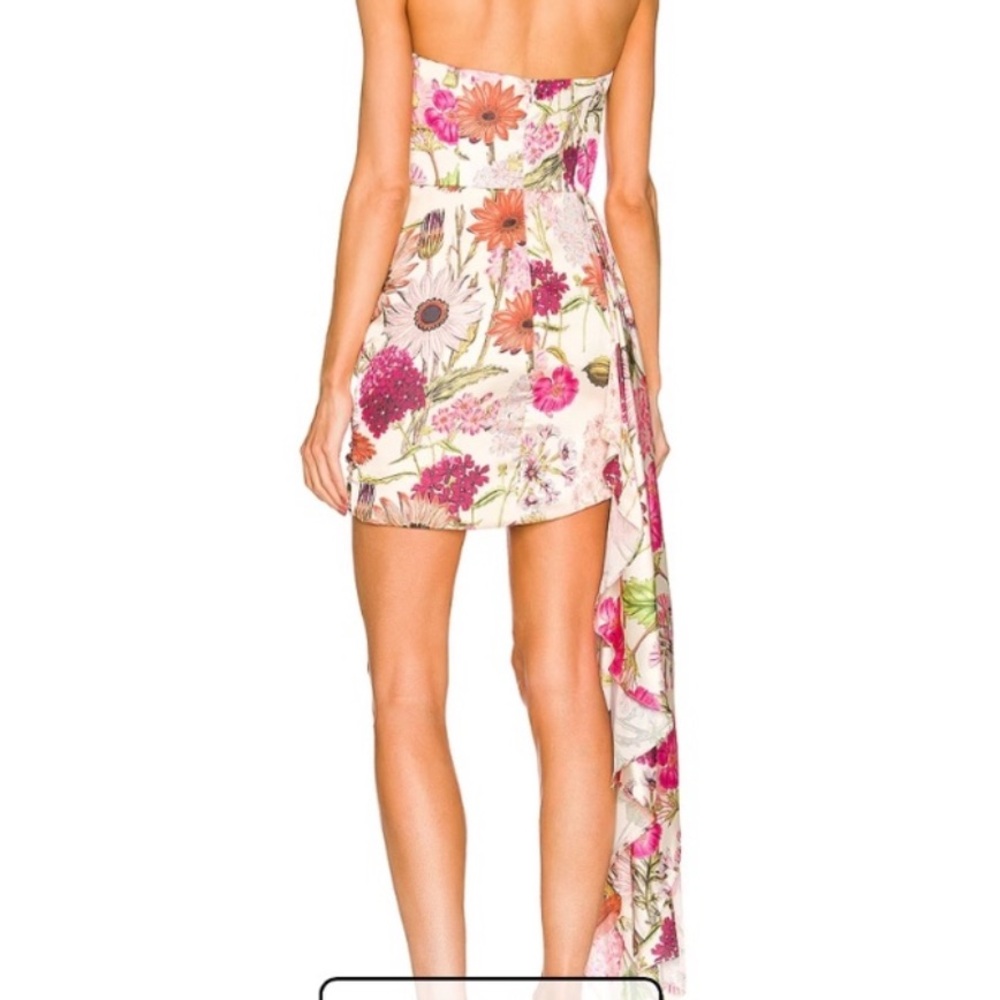 Katie May Asymmetrical Strapless Sundress White Cream - Picture 6 of 6